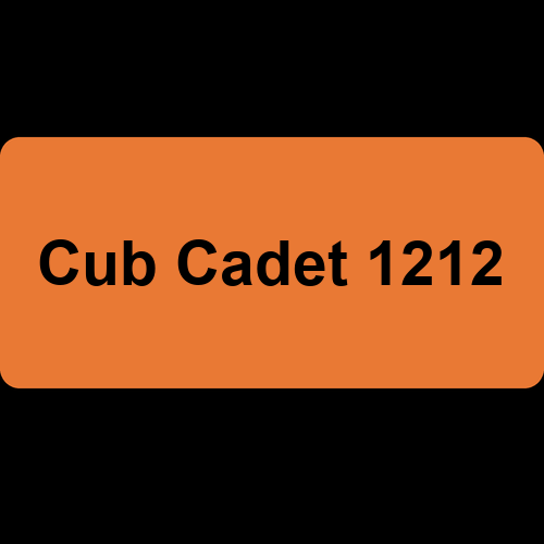 Cub Cadet 1212